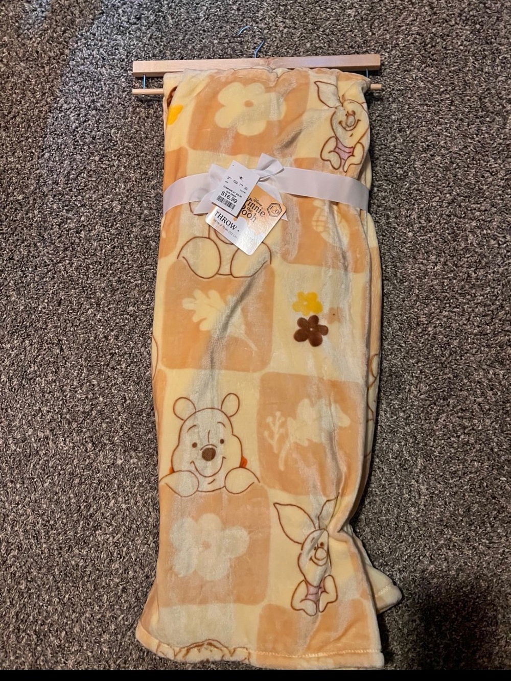 Fall Pooh blanket